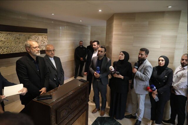 لاریجانی: برای همه شرایط آماده‌ایم/ لزومی ندارد آمریکا خود را قیم مردم لبنان بداند