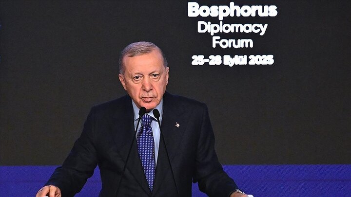 اردوغان: تشکیل کشور فلسطین، بدون توقف اسرائیل، ناقص خواهد بود