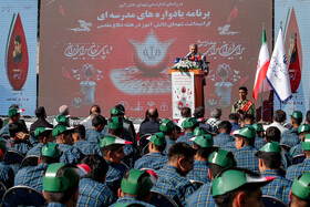 سخنرانی علیرضا کاظمی، وزیر آموزش و پرورش در آیین نواختن زنگ مقاومت - هنرستان شهید باهنر تهران