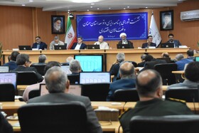 حضور محمدباقر قالیباف، رئیس مجلس شورای اسلامی در نشست شورای برنامه ریزی و توسعه استان سمنان و فعالان اقتصادی