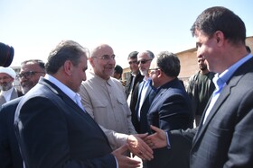 استقبال از محمدباقر قالیباف،رئیس مجلس شورای اسلامی در سفر به سمنان