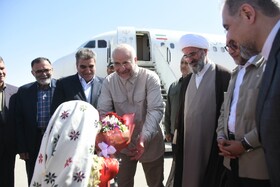 استقبال از محمدباقر قالیباف،رئیس مجلس شورای اسلامی در سفر به سمنان