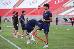 آخرین جلسه تمرینی تراکتور قبل از مصاف با الوحده