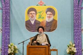 سخنرانی آیت الله سید احمد خاتمی امام جمعه تهران در مراسم اولین سالگرد شهادت سیدحسن نصرالله - قم