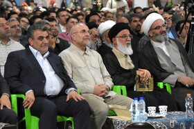 محمدباقر قالیباف، رئیس مجلس شورای اسلامی در کنگره ملی بزرگداشت سه هزار شهید استان سمنان