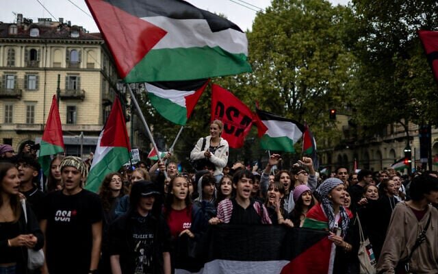 تظاهرات بزرگ حمایت از فلسطین در آلمان و ایتالیا