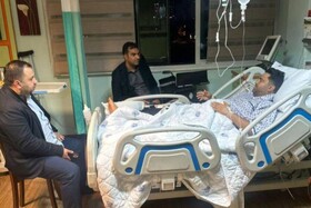 زانوی سرمربی چادرملوی اردکان زیر تیغ جراحان/نماینده مجلس به عیادت رفت