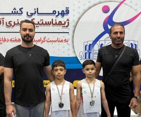 درخشش نونهالان شیرازی در رقابت‌های ژیمناستیک هنری پسران کشور