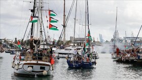 تهدید رژیم صهیونیستی به توقیف «ناوگان جهانی پایداری» در مسیر غزه