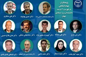 درخشش ۱۳ پژوهشگر جهاددانشگاهی در فهرست دانشمندان برتر دنیا
