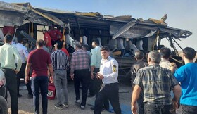 هر ۲ فوتی حادثه اتوبوس دانشجو بودند/ تشکیل کمیته ویژه در بیمارستان کوثر سمنان