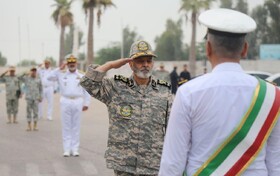بازدید سرلشکر موسوی از توان آفندی و پدافندی نیروهای دریایی ارتش و سپاه
