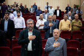 علیرضا کاظمی، وزیر آموزش و پرورش در چهل و پنجمین سالگرد هفته دفاع مقدس