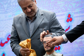علیرضا کاظمی، وزیر آموزش و پرورش در چهل و پنجمین سالگرد هفته دفاع مقدس