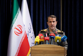 سردار بهمن کارگر، رئیس بنیاد حفظ آثار و نشر ارزش‌های دفاع مقدس در چهل و پنجمین سالگرد هفته دفاع مقدس