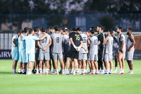 تمرین تیم استقلال پیش از بازی با المحرق بحرین