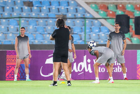 تمرین تیم استقلال پیش از بازی با المحرق بحرین