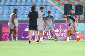 تمرین تیم استقلال پیش از بازی با المحرق بحرین