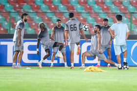 تمرین تیم استقلال پیش از بازی با المحرق بحرین