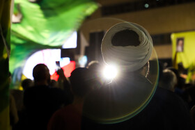 مراسم گرامیداشت سالگرد سید حسن نصرالله در میدان شهدا