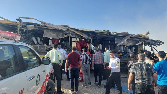 اعلام نهایی تعداد جان‌باختگان و مصدومان تصادف اتوبوس حامل دانشجویان دانشکده پیراپزشکی سرخه