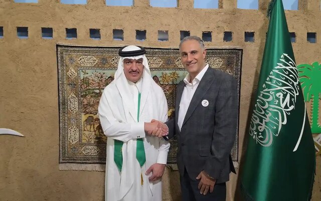 جشن روز ملی عربستان ۱۴۰۴ / حضور پرستو سیر(نماینده فلای‌ناس) در سفارت پادشاهی عربستان سعودی – هتل اسپیناس تهران