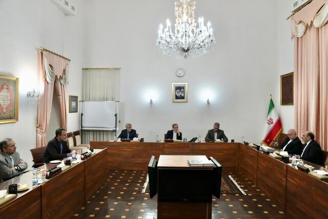 جلسه مشورتی سفرای ایران در برلین، پاریس و لندن در وزارت امور خارجه جلسه مشورتی سفرای ایران در برلین، پاریس و لندن در وزارت امور خارجه