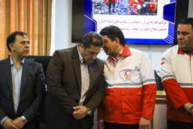  مراسم تجلیل از امدادگران کرمانی فعال در جنگ ۱۲ روزه باحضورمحمدعلی طالبی، استاندار کرمان