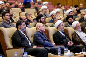 بزرگداشت دبیران کل حزب‌الله با حضور رئیس مجلس ـ قم