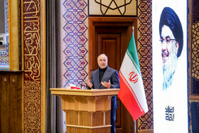 سخنرانی محمد باقر قالیباف، رئیس مجلس شورای اسلامی در بزرگداشت دبیران کل حزب‌الله با حضور رئیس مجلس ـ قم