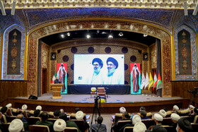 بزرگداشت دبیران کل حزب‌الله با حضور رئیس مجلس ـ قم