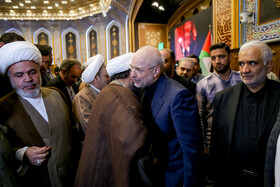 بزرگداشت دبیران کل حزب‌الله با حضور رئیس مجلس ـ قم