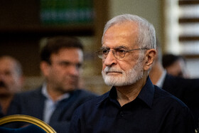 کمال خرازی در مراسم ترحیم پدر همسر وزیر بهداشت