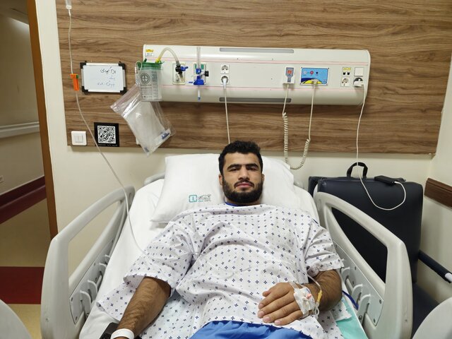 نایب‌قهرمان کشتی جهان و المپیک جراحی شد