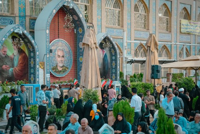 مراسم سومین سالگرد شهادت سردار هاشمی در کرمان برگزار شد 