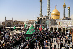 دسته عزاداری خادمان و زائران حرم مطهر حضرت معصومه (س) به مناسبت شهادت ایشان