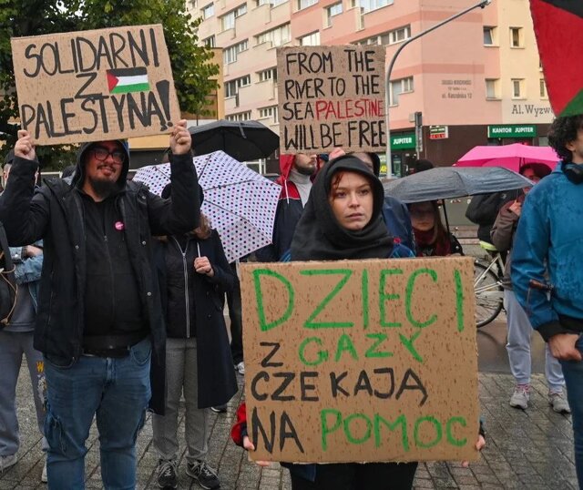 اعتراضات ضدصهیونیستی گسترده در لهستان