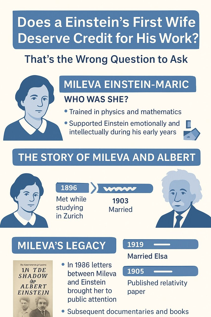 همسر اینشتین، شریک زندگیاش بود یا همکار و نابغهای که تاریخ نادیدهاش گرفت؟