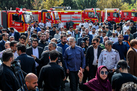 علیرضا زاکانی، شهردار تهران در آیین رونمایی از بسته توسعه ماشین‌آلات تخصصی خدمات شهری - تهران