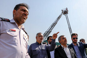 علیرضا زاکانی، شهردار تهران در آیین رونمایی از بسته توسعه ماشین‌آلات تخصصی خدمات شهری - تهران