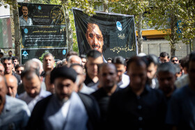 مراسم تشییع پیکر دانشجوی فقید دانشگاه تهران