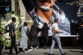 مراسم تشییع پیکر دانشجوی فقید دانشگاه تهران