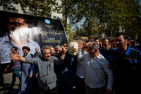 مراسم تشییع پیکر دانشجوی فقید دانشگاه تهران