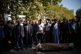 مراسم تشییع پیکر دانشجوی فقید دانشگاه تهران