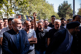 مراسم تشییع پیکر دانشجوی فقید دانشگاه تهران