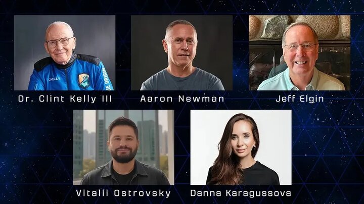 مسافران جدید گردشگری فضایی «بلو اوریجین» معرفی شدند