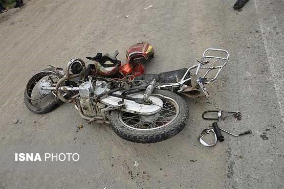 واژگونی چند دستگاه موتورسیکلت در اتوبان امام علی(ع)