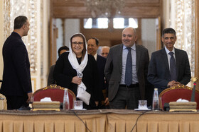 نشست وزیر امور خارجه با سفرا و روسای نمایندگی خارجی مقیم تهران