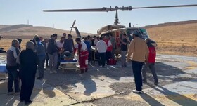 پایان عملیات انتقال مصدومان سقوط بالگرد در اشترانکوه