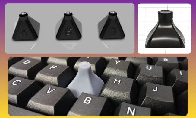 کیبورد مخصوص ناخن بلندها طراحی شد